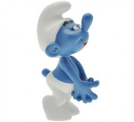 Verlegen acteur Smurf XL van Plastoy, rechterzijde