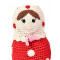 Knuffel Babushka Anne Claire Petit, Rood-2