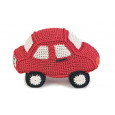 Knuffel Auto Anne Claire Petit, rood