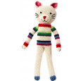 Anne Claire Petit knuffel Kat, Mix Stripe-1