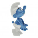 Verlegen acteur Smurf XL van Plastoy, rechterzijde